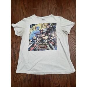 Street Fighter V Champion Edition T-Shirt Capcom Graphic Tee White Size M
